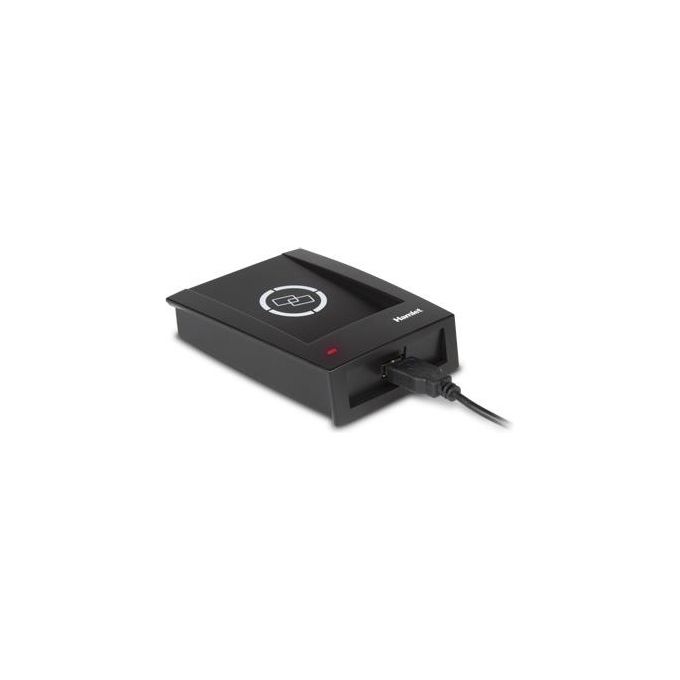 Hamlet HURTAG1356 Lettore USB Contactless per Tag RFID 13,56 MHz ISO14443 NFC Plug and Play colore Nero