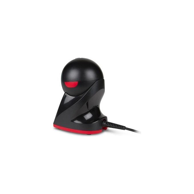 Hamlet HBCS-2D360 Lettore di codici a barre fisso 1D 2D CMOS USB lettura automatica a 360 gradi colore Nero