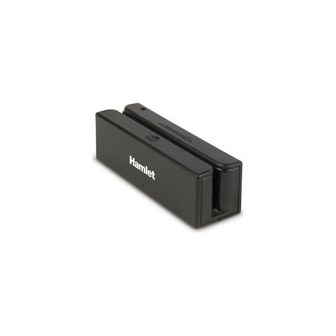 Hamlet HURMAG3 Lettore USB Tessere a Banda Magnetica 1-2-3 Tracce Plug and Play colore Nero