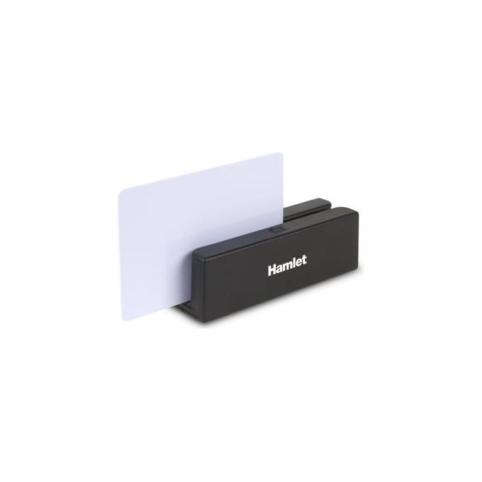 Hamlet HURMAG3 Lettore USB Tessere a Banda Magnetica 1-2-3 Tracce Plug and Play colore Nero