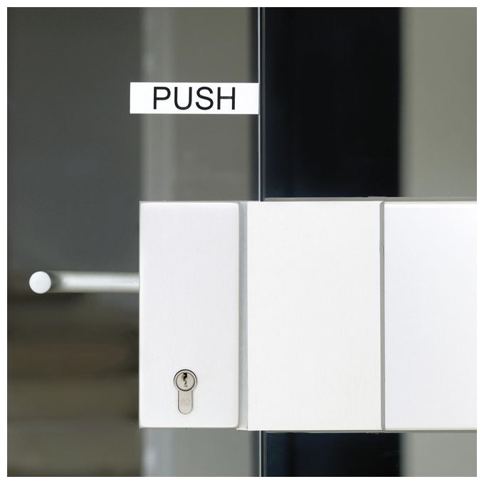 Dymo Nastro D1 24mmx7m Nero Bianco