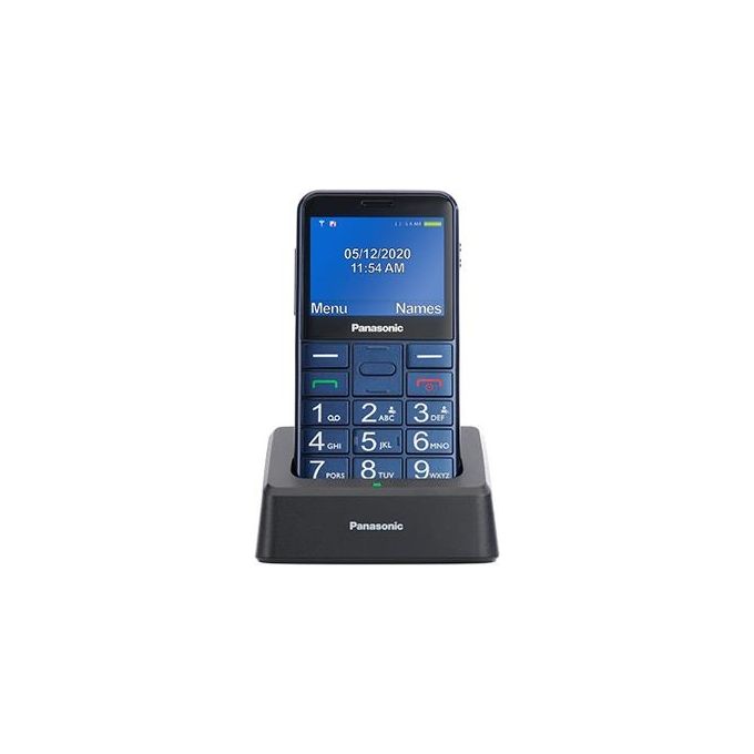 Panasonic KX-TU155 Telefono Cellulare Facilitato Doppia SIM 2.4'' Tasto SOS Bluetooth 2G colore Blu