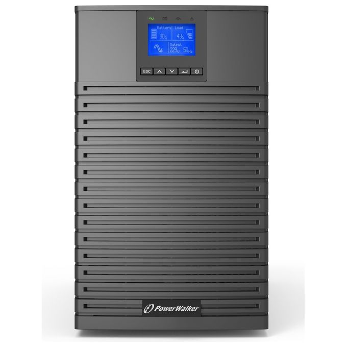PowerWalker 10122194 VFI 2000 ICT IoT Gruppo di continuita' Doppia conversione online 2000VA 2000W 8 prese C13 USB RS232 EPO colore Nero