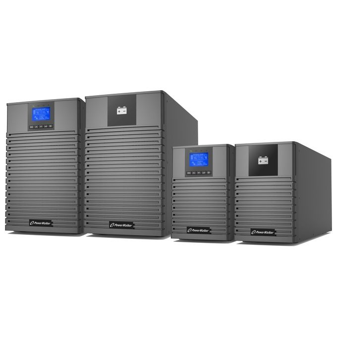 PowerWalker 10122194 VFI 2000 ICT IoT Gruppo di continuita' Doppia conversione online 2000VA 2000W 8 prese C13 USB RS232 EPO colore Nero