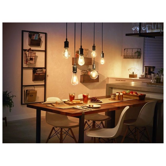 Philips Lampadina Smart E27 40W Filament Hue per Illuminazione Interna