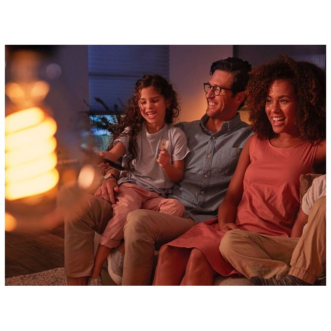 Philips Lampadina Smart E27 40W Filament Hue per Illuminazione Interna