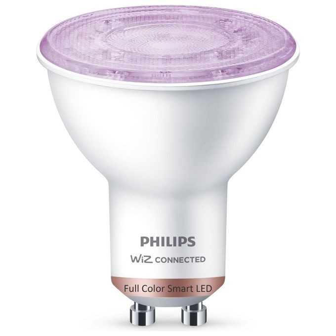 Philips 8719514372344 WiZ Faretto LED Smart GU10 PAR16 4,7 W eq 50 W RGB 345 lm Dimmerabile Wi-Fi colore Bianco