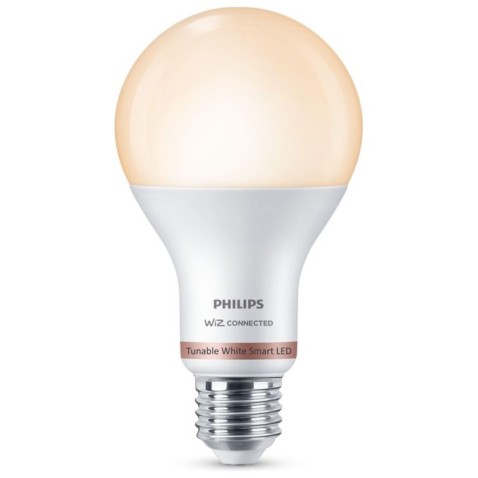 Philips 8719514372528 WiZ Lampadina Smart LED Goccia Smerigliata A67 E27 13W 1521lm Tunable White Dimmerabile colore Bianco