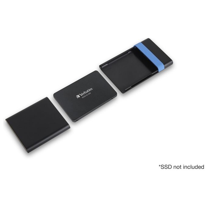 Verbatim Store'N'Go Enclosure Hdd-Ssd Nero-Blu 2.5