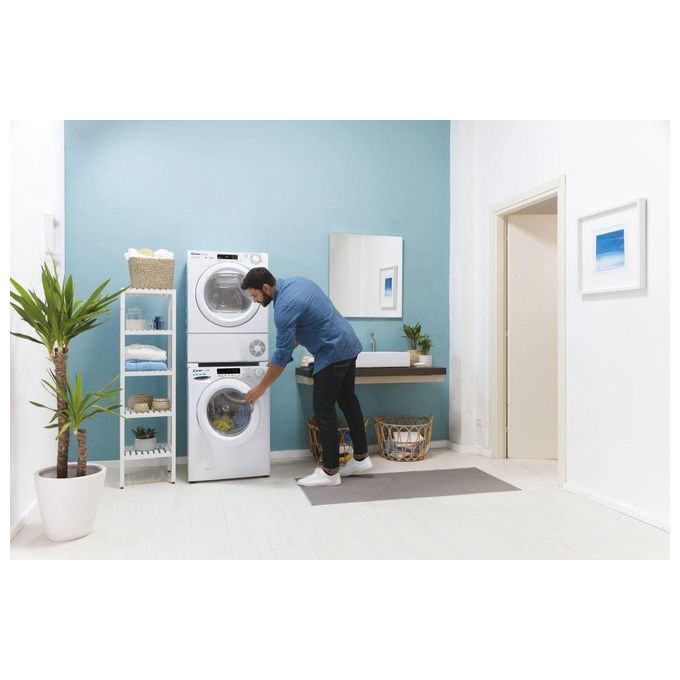 Candy CSOE H10A2DE-S Smart Pro Asciugatrice Pompa di Calore 10 Kg Classe E Wi-Fi Vapore 66 dB (85x60x61 cm) colore Bianco