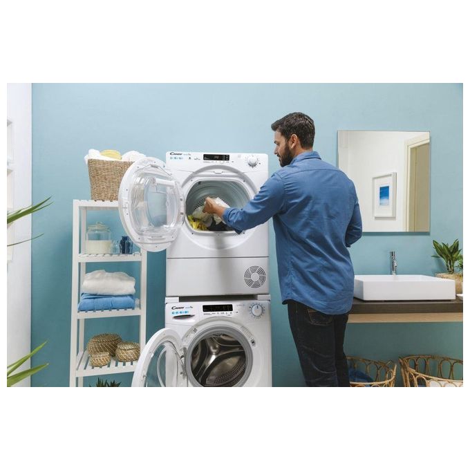 Candy CSOE H10A2DE-S Smart Pro Asciugatrice Pompa di Calore 10 Kg Classe E Wi-Fi Vapore 66 dB (85x60x61 cm) colore Bianco