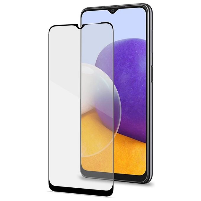 Celly Full Glass per Samsung Galaxy A22 5G Nero