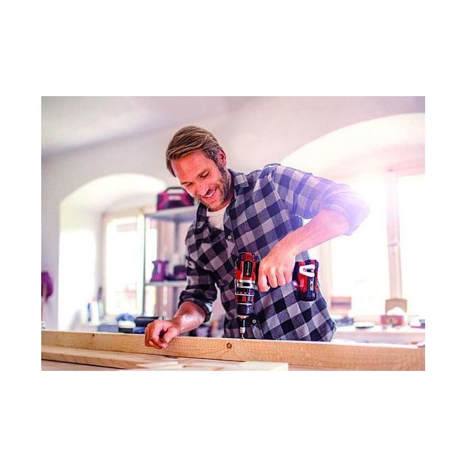 Einhell TE-CD 18-50 LI-I BL Trapano Avvitatore a Percussione Brushless 18V 50 Nm 2 Batterie 2Ah colore Nero