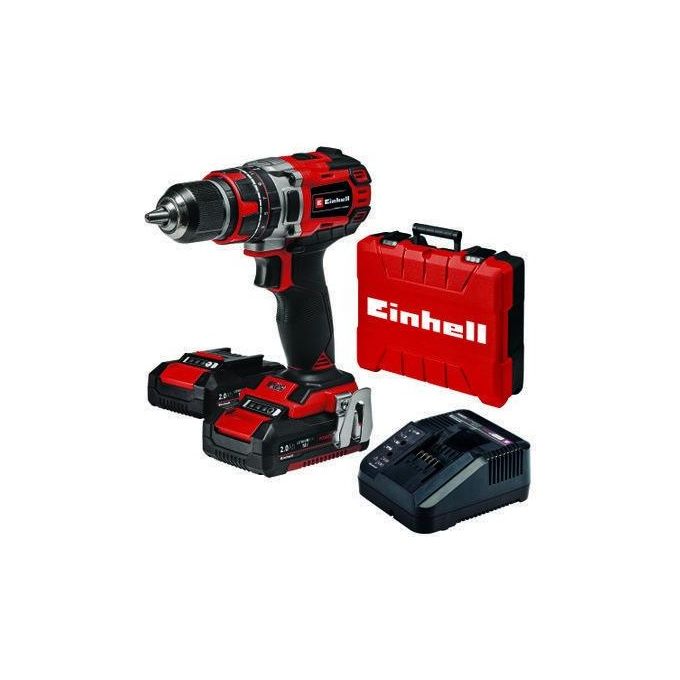 Einhell TE-CD 18-50 LI-I BL Trapano Avvitatore a Percussione Brushless 18V 50 Nm 2 Batterie 2Ah colore Nero