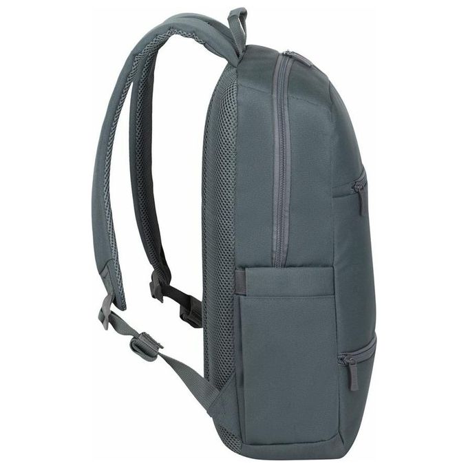 Rivacase 8265DG Collezione Ulsan Zaino per Laptop 15.6'' Poliestere Resistente all'Acqua Tasca Imbottita in Neoprene Colore Grigio Scuro