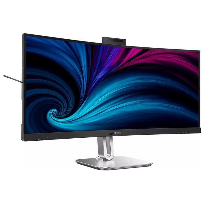Philips 34B2U6603CH Serie 6000 Monitor Curvo 34'' WQHD 3440x1440 VA 120Hz HDR400 Thunderbolt 4 Webcam Integrata colore Antracite