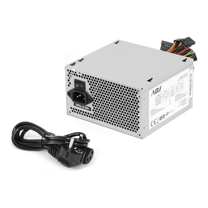 ADJ 210-00553 Alimentatore PC ATX 550W 20+4 pin 3 SATA 1 PATA Ventola 12cm Non modulare colore Grigio