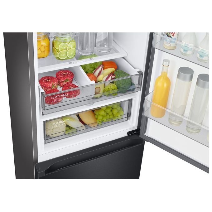 Samsung RB38C7B6AB1 BESPOKE AI Frigorifero Combinato 387 L 203 cm Classe A 35 dB No Frost Twin Cooling Plus Wi-Fi colore Nero