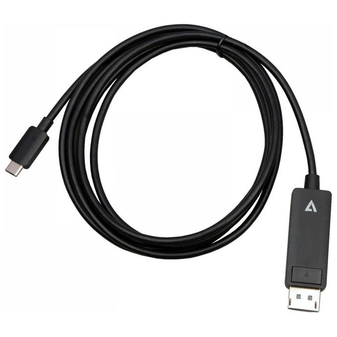 V7 V7USBCDP14-2M DisplayPort Usb Tipo-C Nero