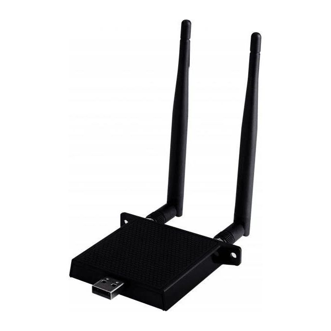 ViewSonic VB-WIFI-001 Adattatore USB WLAN Bluetooth Wi-Fi 6 802.11ax Dual-band 2.4 GHz 5 GHz Bluetooth 5.2 colore Nero