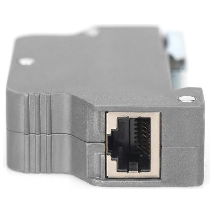 Digitus DN-95421 Protettore Sovratensioni PoE RJ45 Guida DIN 10 kV Gigabit 10-100-1000Mbps PoE++ IP40 colore Grigio