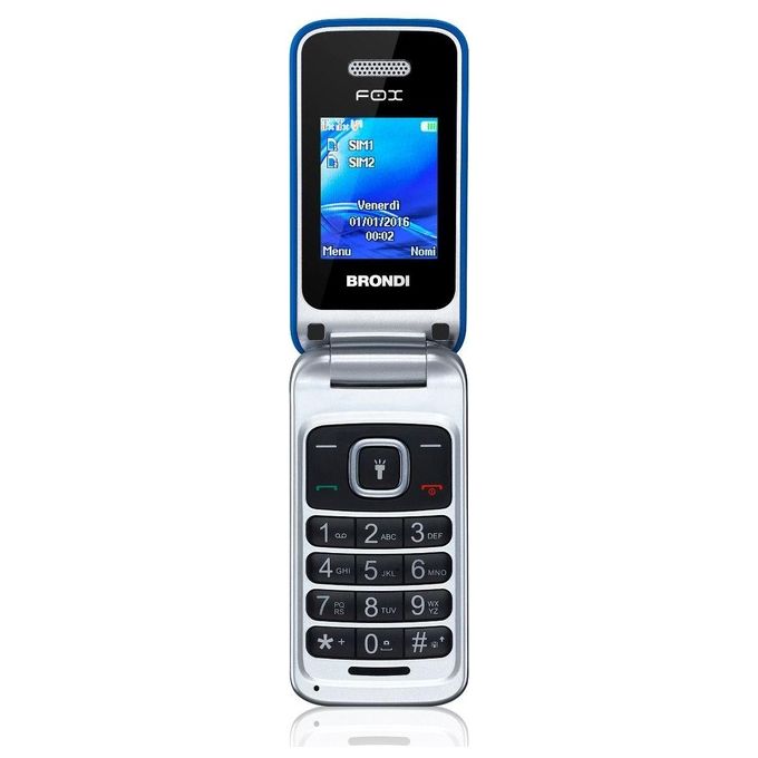 Brondi Cellulare Fox Azzurro Dual Sim