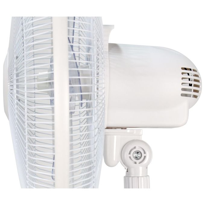 Argoclima TABLO EVO Ventilatore da Tavolo 40cm 3 Velocita' 55W Oscillante con Telecomando e Timer 7h colore Bianco