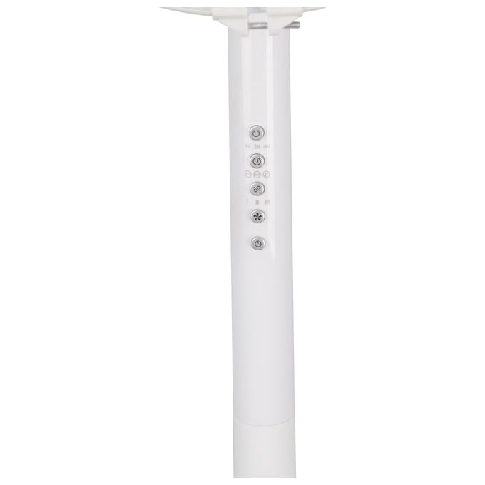 Argo STANDY EVO WHITE Ventilatore a Piantana 5 pale 40 cm Telecomando 3 velocita' 55 W colore Bianco