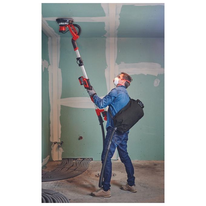 Einhell 4259990 TE-DW 18-225 Li - Solo Levigatrice per Cartongesso a Batteria 18 V Power X-Change Motore Brushless Velocita' 600-1200 rpm Diametro Platorello 225 mm colore Nero