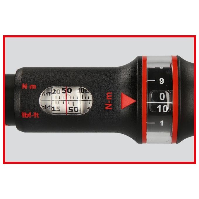 KS Tools Chiave Dinamometrica con Testa a Cricco a Quadro Scorrevole ErgotorquePrecision 60-320Nm 1-2