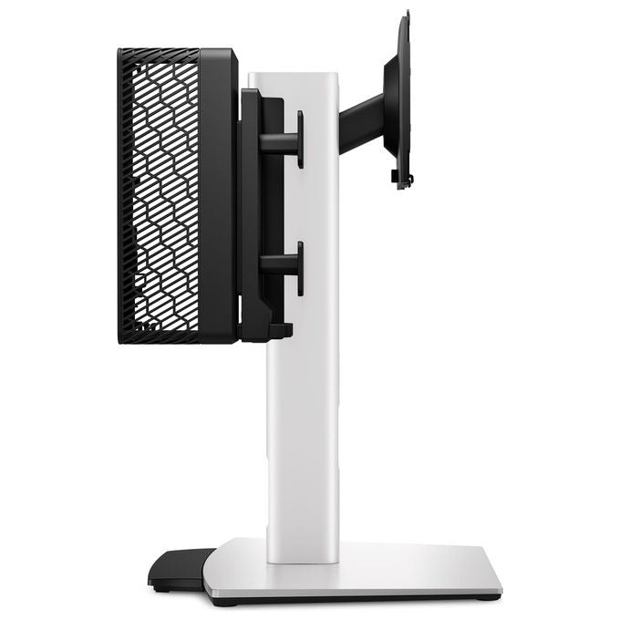 Dell DELL-CFS25 Supporto Monitor CFS25 Regolabile in Altezza 150 mm Rotazione ±45° Inclinazione -5° a +21° VESA 100x100 mm colore Argento