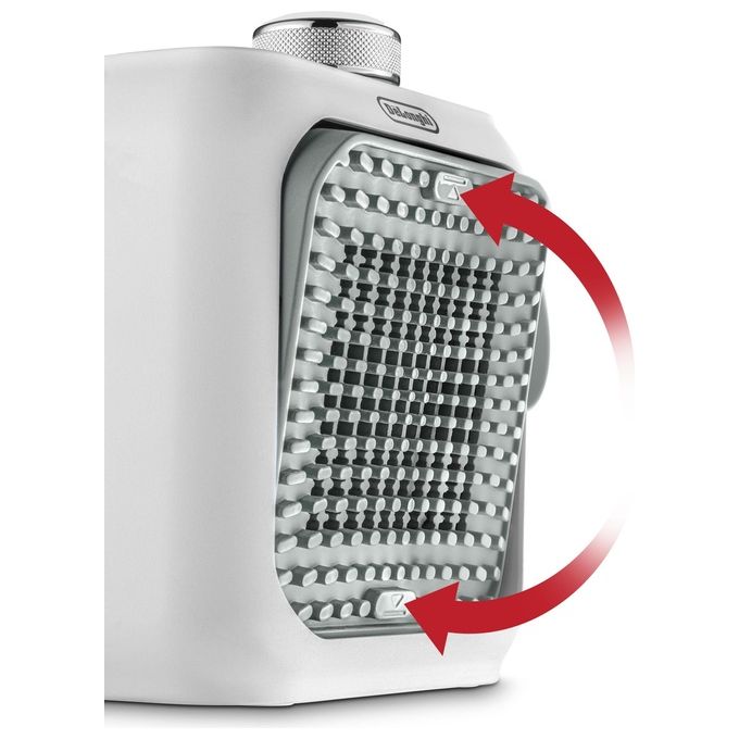 De'Longhi HFX10B03.GR Capsule Desk Termoventilatore Ceramico da Scrivania 360W 35 dB colore Verde Salvia