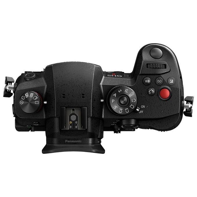 Panasonic DC-GH5M2LE Lumix GH5 M2 Fotocamera Mirrorless Sensore 20.3 MP Video C4K 60p 10bit Stabilizzazione 6.5 Stop Obiettivo 12-60mm colore Nero