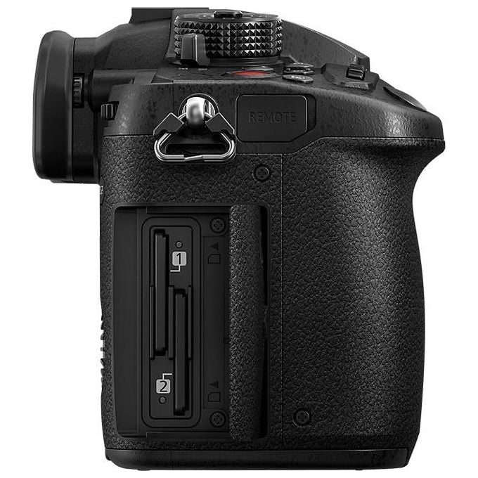 Panasonic DC-GH5M2LE Lumix GH5 M2 Fotocamera Mirrorless Sensore 20.3 MP Video C4K 60p 10bit Stabilizzazione 6.5 Stop Obiettivo 12-60mm colore Nero