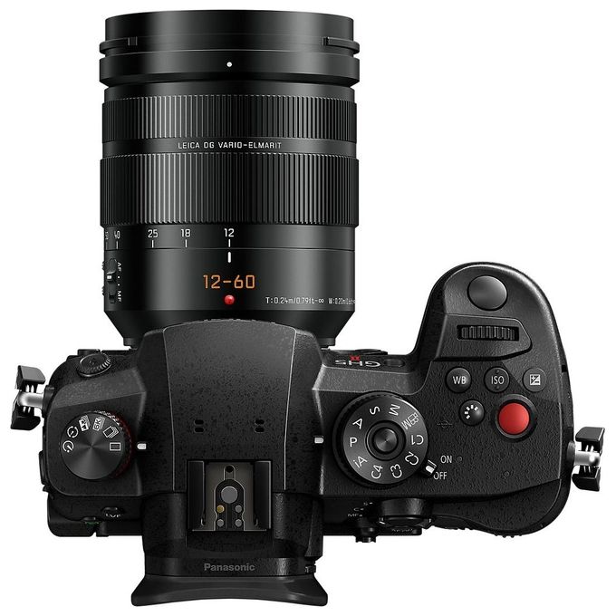 Panasonic DC-GH5M2LE Lumix GH5 M2 Fotocamera Mirrorless Sensore 20.3 MP Video C4K 60p 10bit Stabilizzazione 6.5 Stop Obiettivo 12-60mm colore Nero