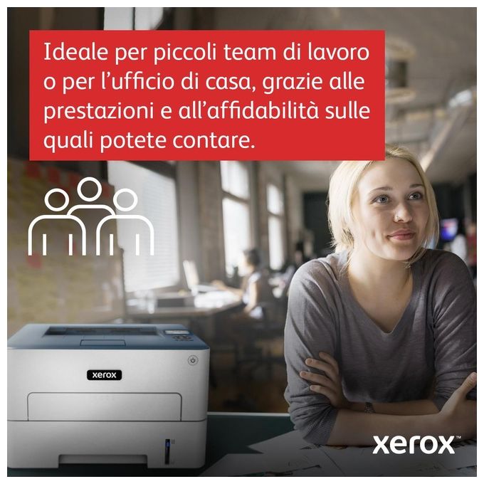 Xerox B230V DNI Stampante Laser A4 Monocromatica 34 ppm Fronte Retro Wi-Fi Ethernet 2 Vassoi 251 Fogli PCL5e PCL6 colore Bianco Blu
