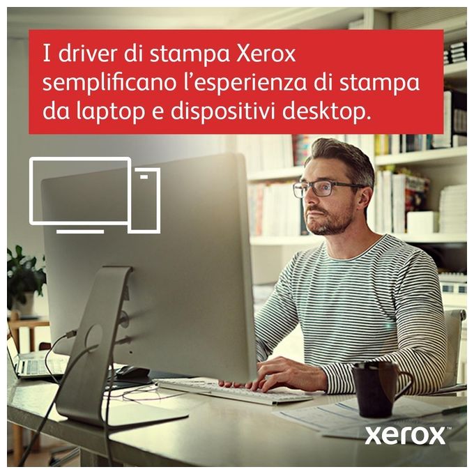 Xerox B225V_DNI Stampante Multifunzione Laser A4 Mono 34ppm Fronte Retro Wi-Fi ADF 50 fogli 250 fogli colore Bianco