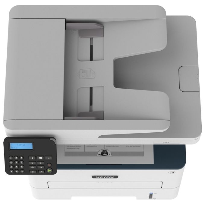 Xerox B225V_DNI Stampante Multifunzione Laser A4 Mono 34ppm Fronte Retro Wi-Fi ADF 50 fogli 250 fogli colore Bianco
