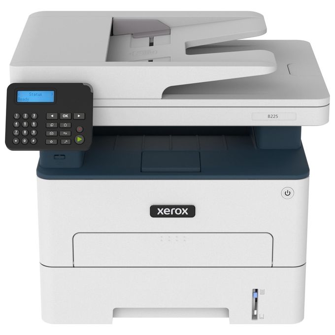 Xerox B225V_DNI Stampante Multifunzione Laser A4 Mono 34ppm Fronte Retro Wi-Fi ADF 50 fogli 250 fogli colore Bianco