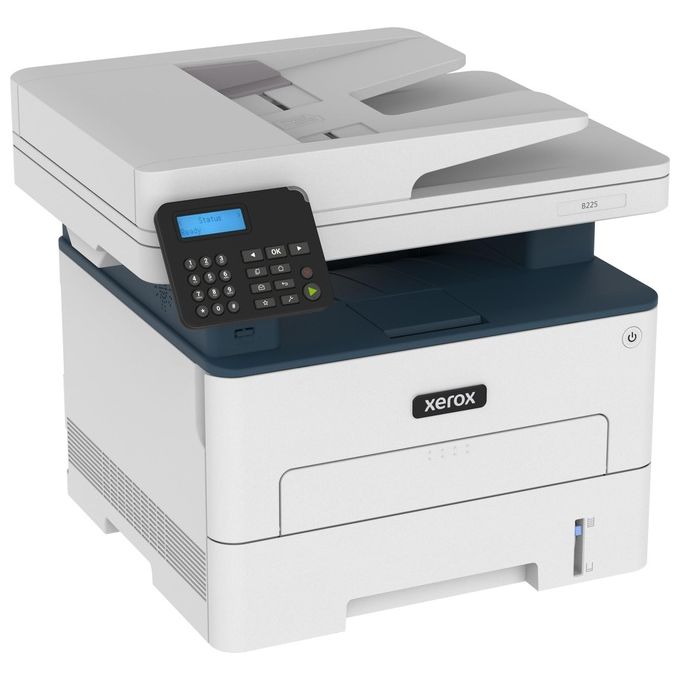 Xerox B225V_DNI Stampante Multifunzione Laser A4 Mono 34ppm Fronte Retro Wi-Fi ADF 50 fogli 250 fogli colore Bianco