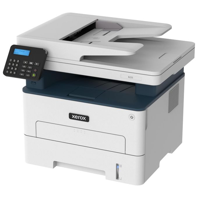 Xerox B225V_DNI Stampante Multifunzione Laser A4 Mono 34ppm Fronte Retro Wi-Fi ADF 50 fogli 250 fogli colore Bianco
