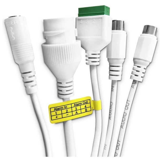 Atlantis A11-UX1014A-BPVM ULTRAPLEX Telecamera IP PoE Bullet 8MP Varifocale Motorizzata 2.7-13.5mm IR 30m IP67 colore Bianco