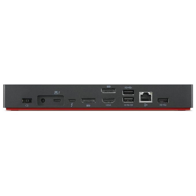 Lenovo 40B00300EU ThinkPad Thunderbolt 4 Docking Station Workstation 230W 40 Gbit-s 4 Display 8K colore Nero