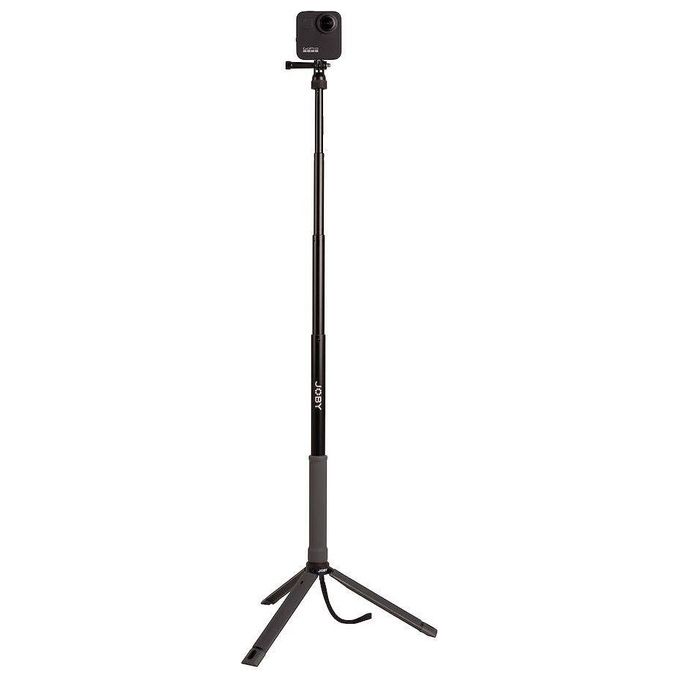 Joby JB01657-BWW TelePod Sport Treppiedi Telescopico per Action Cam e 360° fino a 120 cm 500 g colore Nero-Rosso