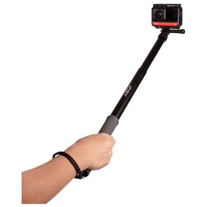 Joby JB01657-BWW TelePod Sport Treppiedi Telescopico per Action Cam e 360° fino a 120 cm 500 g colore Nero-Rosso