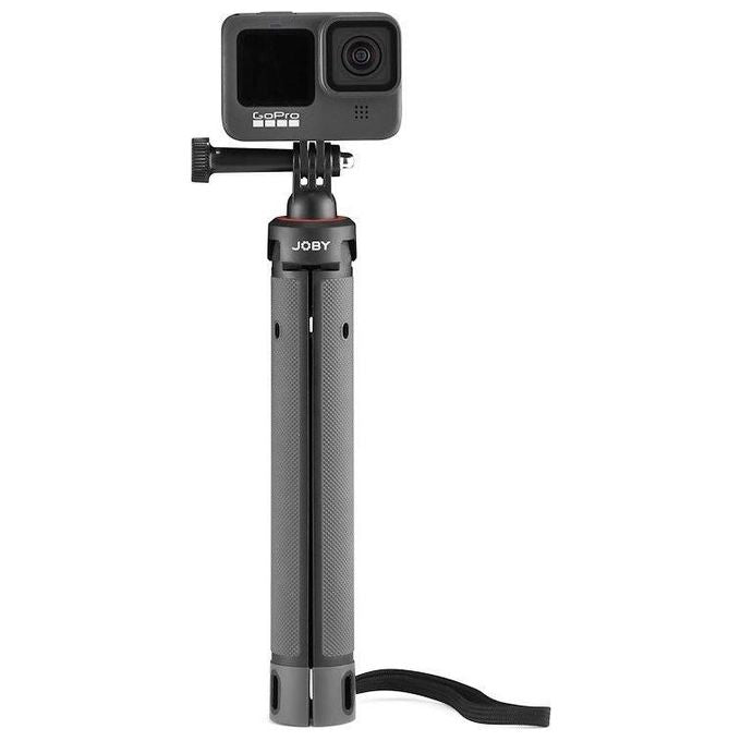 Joby JB01657-BWW TelePod Sport Treppiedi Telescopico per Action Cam e 360° fino a 120 cm 500 g colore Nero-Rosso