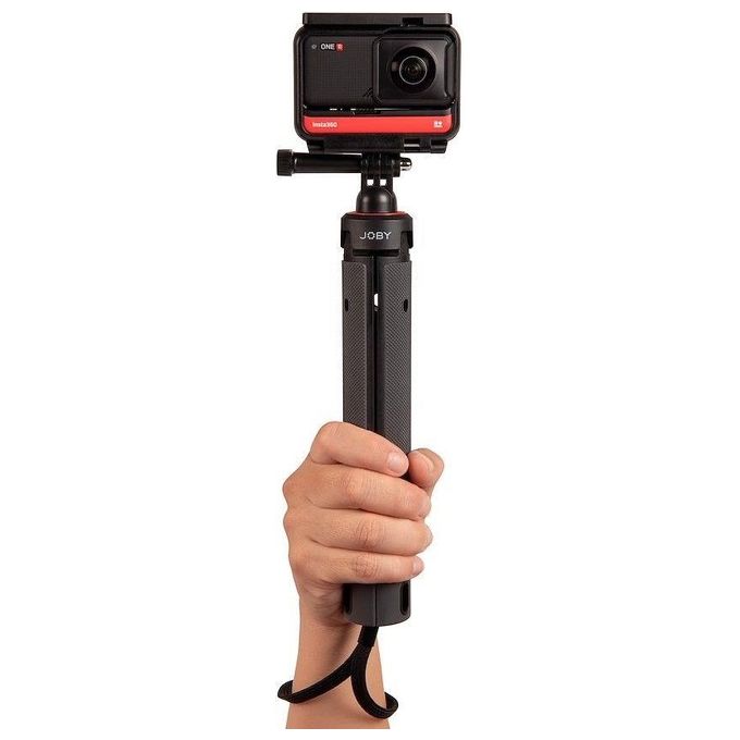 Joby JB01657-BWW TelePod Sport Treppiedi Telescopico per Action Cam e 360° fino a 120 cm 500 g colore Nero-Rosso