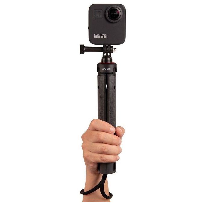 Joby JB01657-BWW TelePod Sport Treppiedi Telescopico per Action Cam e 360° fino a 120 cm 500 g colore Nero-Rosso