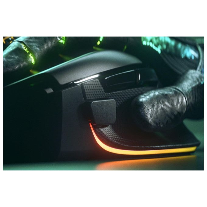 Razer RZ01-04000100-R3M1 Basilisk V3 Mouse da Gioco Cablato 11 Tasti Programmabili Sensore Ottico 26000 DPI Illuminazione Razer Chroma RGB colore Nero