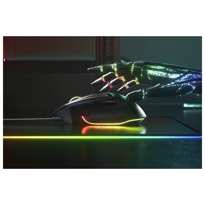 Razer RZ01-04000100-R3M1 Basilisk V3 Mouse da Gioco Cablato 11 Tasti Programmabili Sensore Ottico 26000 DPI Illuminazione Razer Chroma RGB colore Nero